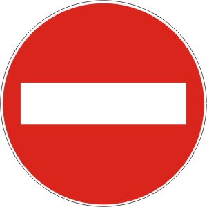 ''Zabrana saobracaja u jednom smeru 
