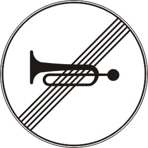 Prestanak zabrane davanja zvucnih znakova